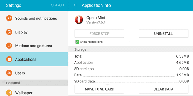 Transferir aplicaciones desde el almacenamiento interno de Android a la tarjeta SD