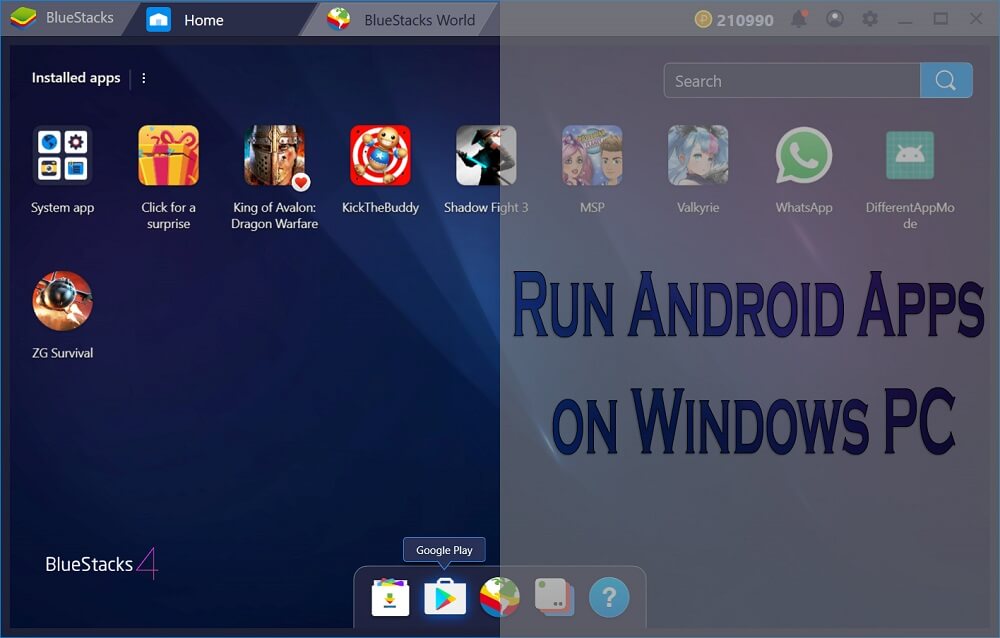 Cómo ejecutar aplicaciones de Android en PC con Windows
