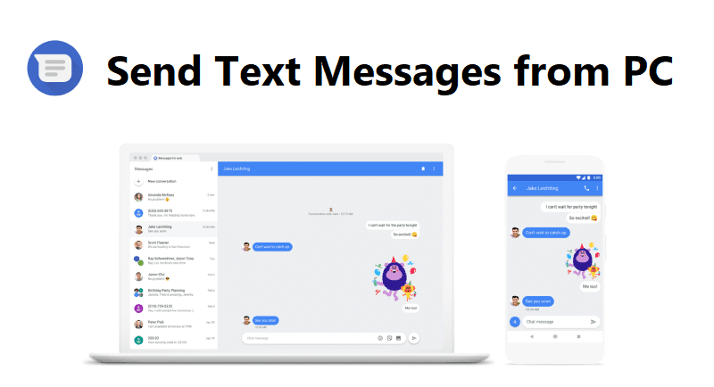 Enviar mensajes de texto desde la PC usando un teléfono Android