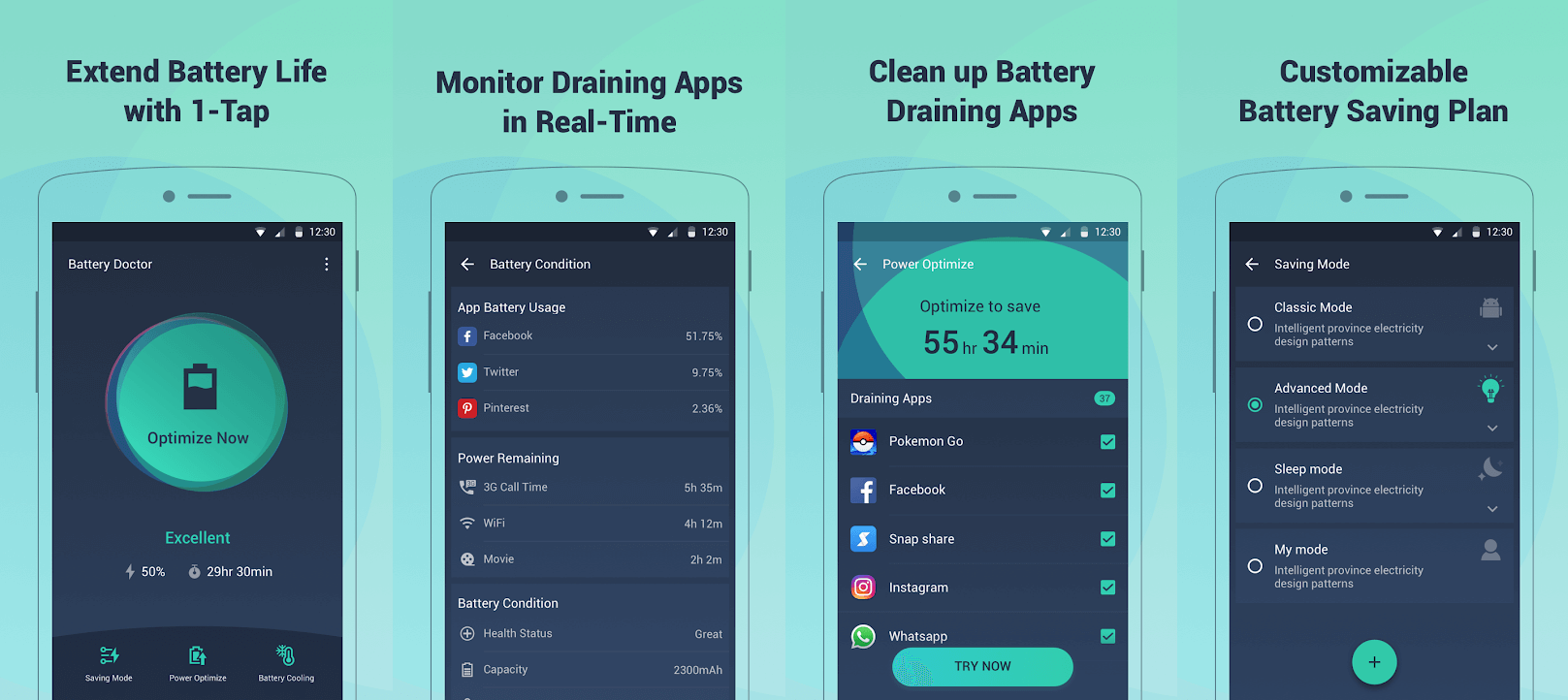 Battery Doctor - Las mejores aplicaciones de ahorro de batería para Android