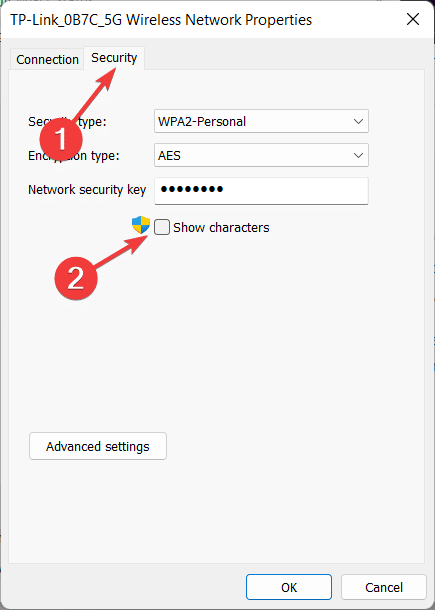 mostrar seguridad cambiar contraseña wifi windows 11