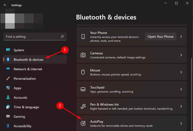 La reproducción automática no funciona en dispositivos y bluetooth de Windows 11