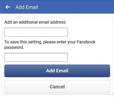 Facebook Cómo cambiar tu correo electrónico