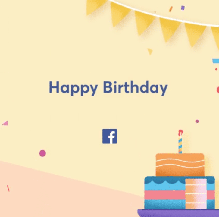 Configuración de cumpleaños de Facebook