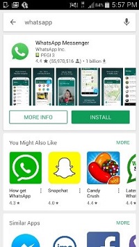 Instalar WhatsApp en el Samsung Galaxy A50