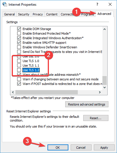 hay un problema con el certificado de seguridad de este sitio web