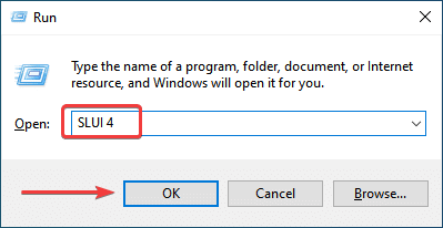 SLUI 4 para reparar Windows 11 que no acepta la clave de producto