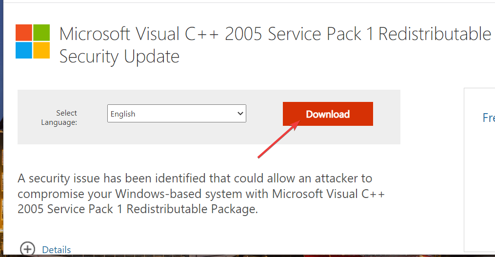 Opción de descarga Windows 11 sin controlador de gráficos amd instalado