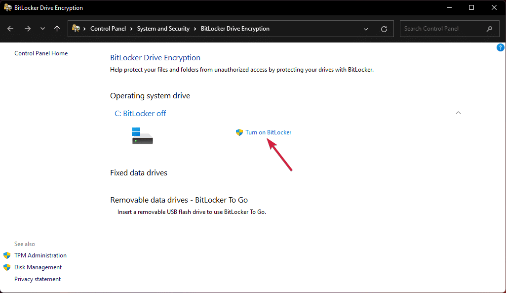 windows 11 activar bitlocker