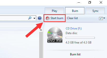 Cómo grabar un CD o DVD en Windows 10 con el Reproductor de Windows Media