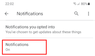Configuración de las notificaciones de las aplicaciones de Google