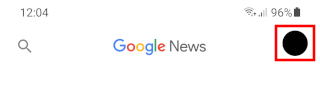 Icono de perfil de la aplicación Google Noticias