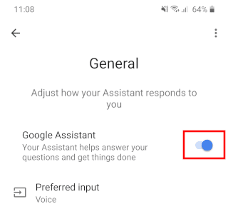 Cómo desactivar Google Assistant en un teléfono Samsung