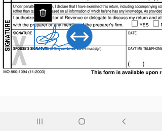 Firmar un documento PDF en la aplicación Adobe Fill & Sign