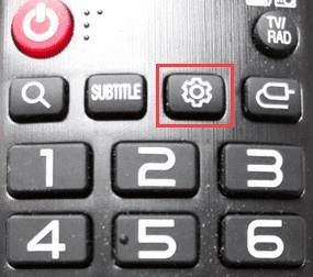 LG Smart TV Botón Configuración Mando a Distancia